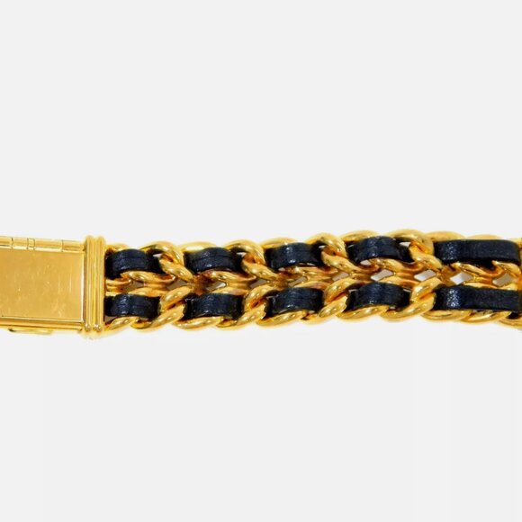 MINT! CHANEL Premiere 18k Gold Plated L Quartz Ladies Watch - Picture 8 of 11
